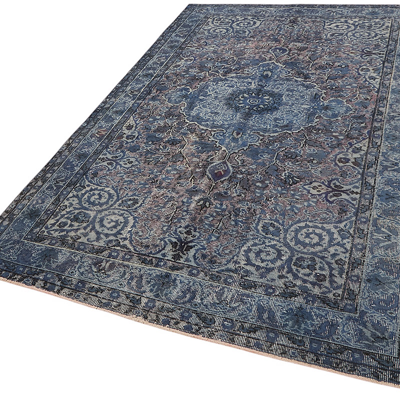 Hand Carved Over-Dyed Rug - 5' 5" x 8' 10" (65" x 106") - K0080808
