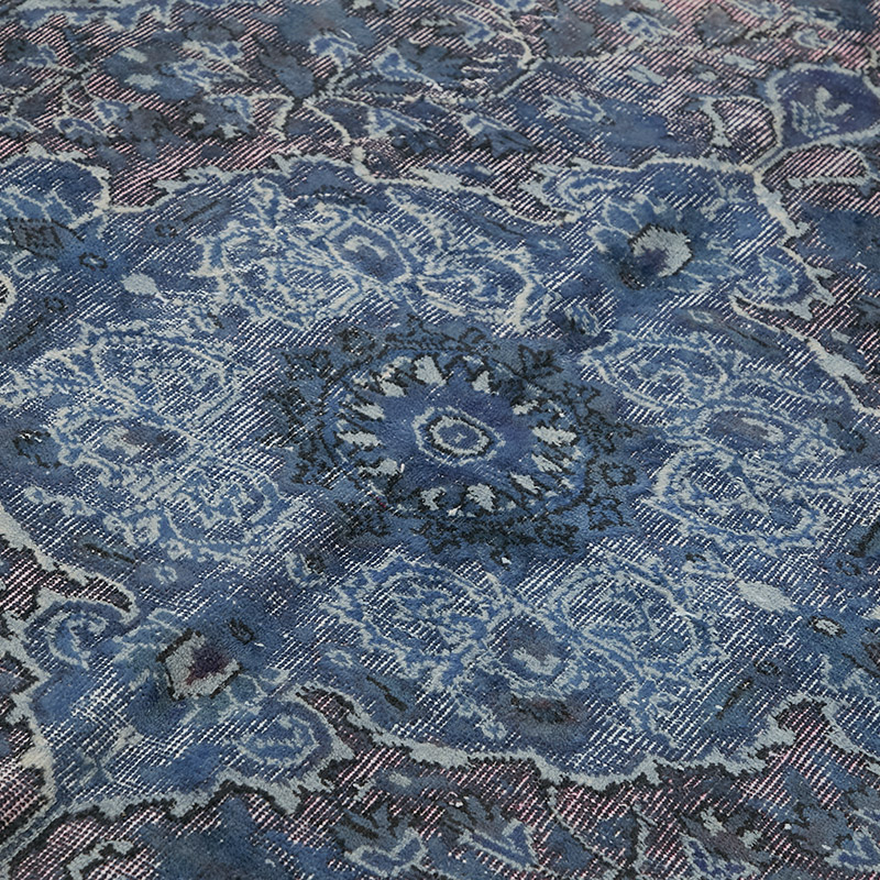 Hand Carved Over-Dyed Rug - 5' 5" x 8' 10" (65" x 106") - K0080808