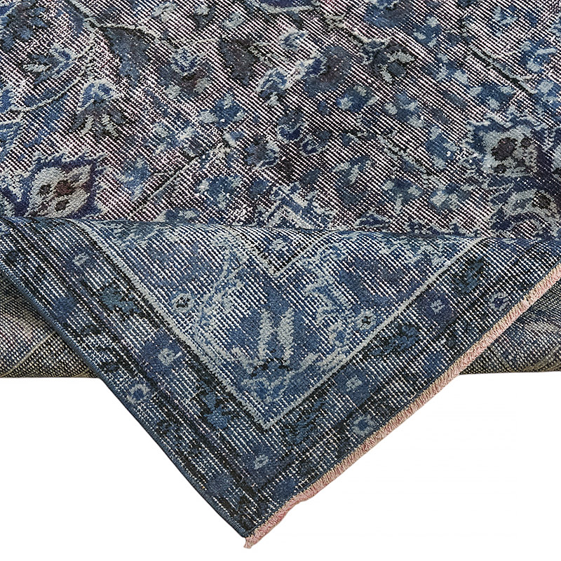 Hand Carved Over-Dyed Rug - 5' 5" x 8' 10" (65" x 106") - K0080808