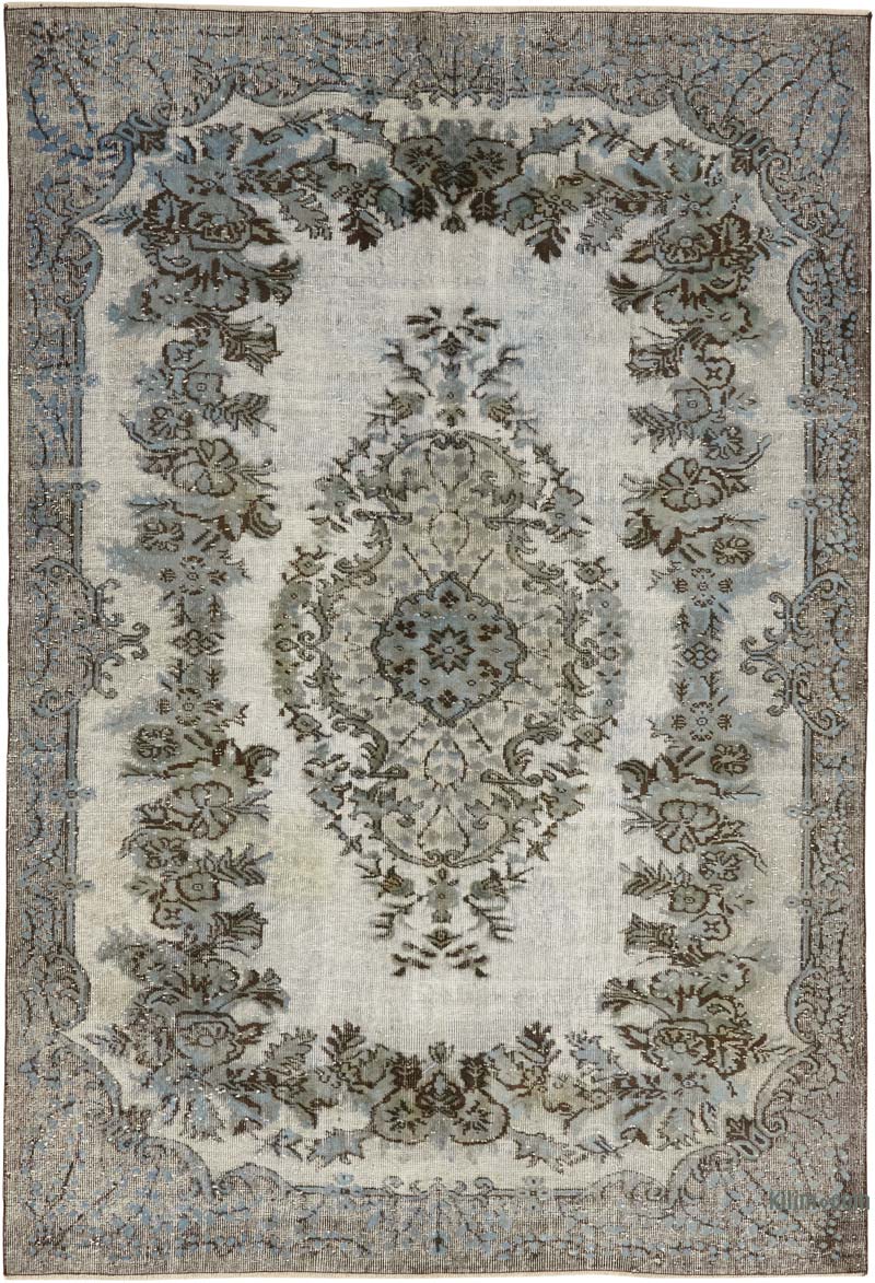 El Oyması Boyalı Halı - 196 cm x 287 cm - K0080810