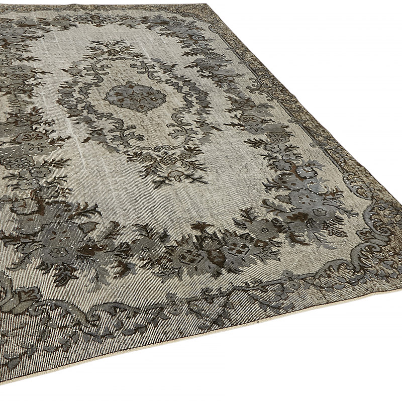 Alfombra Tallada a Mano Sobre Teñida - 182 cm x 294 cm - K0080814