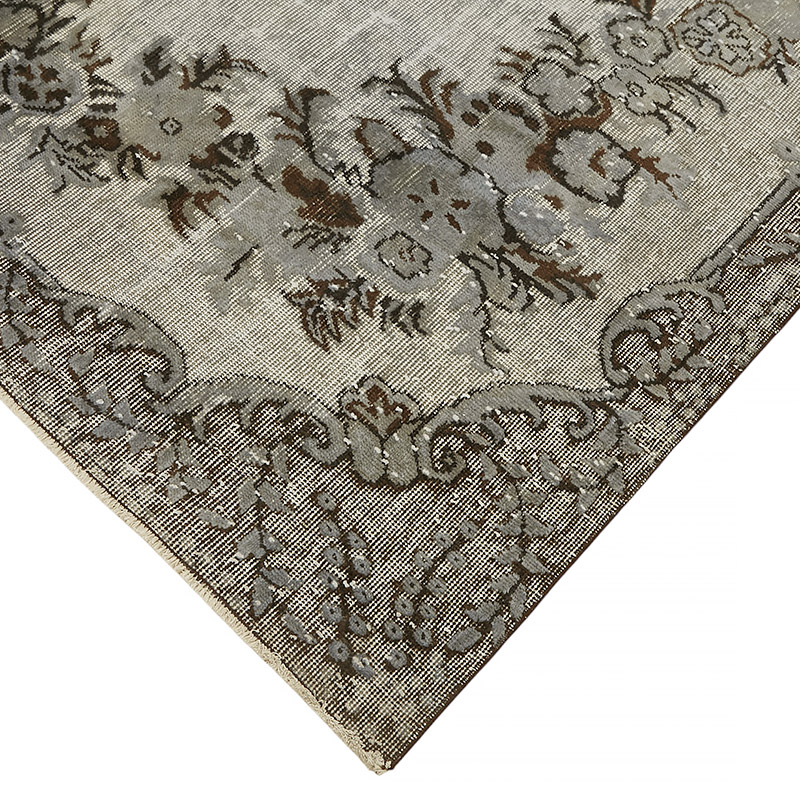 Alfombra Tallada a Mano Sobre Teñida - 182 cm x 294 cm - K0080814