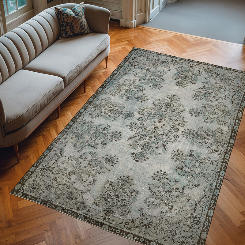 El Oyması Boyalı Halı - 200 cm x 308 cm - K0080815