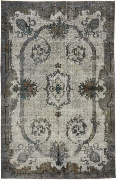 El Oyması Boyalı Halı - 188 cm x 294 cm