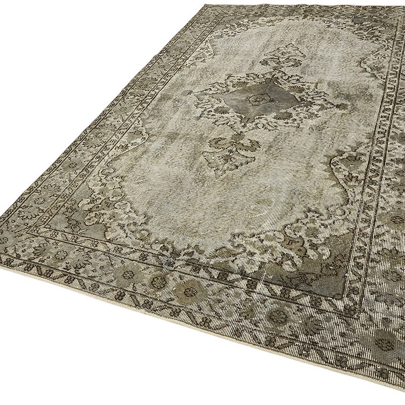 Hand Carved Over-Dyed Rug - 5' 7" x 9' 5" (67" x 113") - K0080820