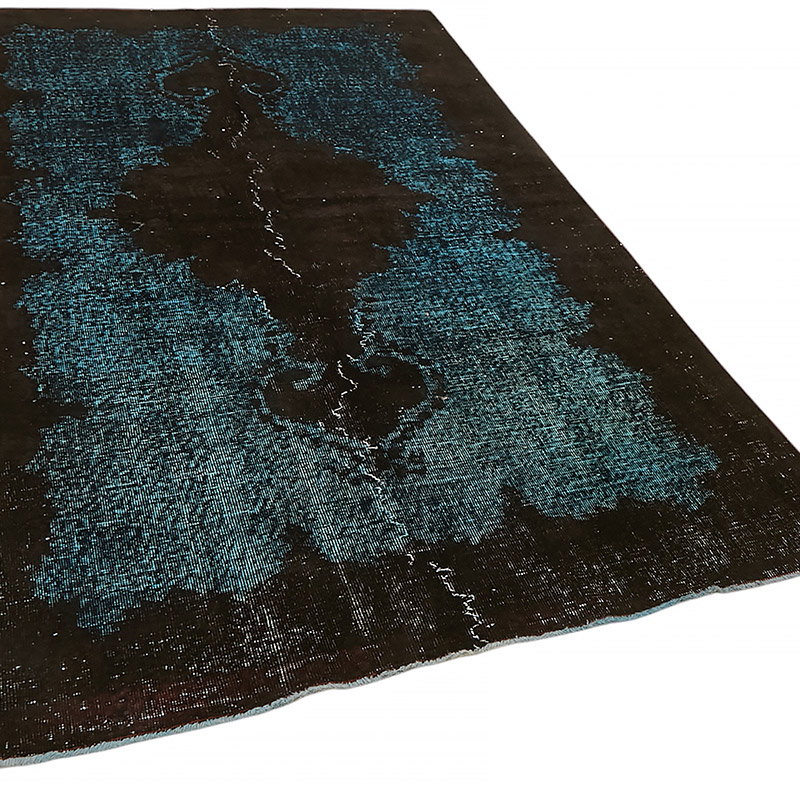 Hand Carved Over-Dyed Rug - 4' 11" x 8' 4" (59" x 100") - K0080822