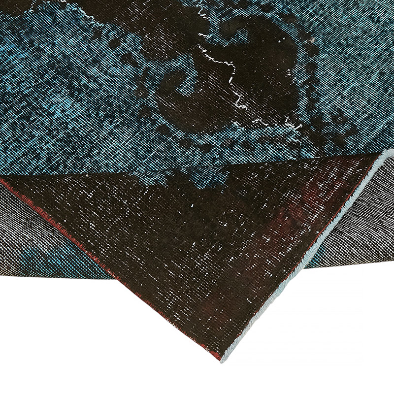 Hand Carved Over-Dyed Rug - 4' 11" x 8' 4" (59" x 100") - K0080822