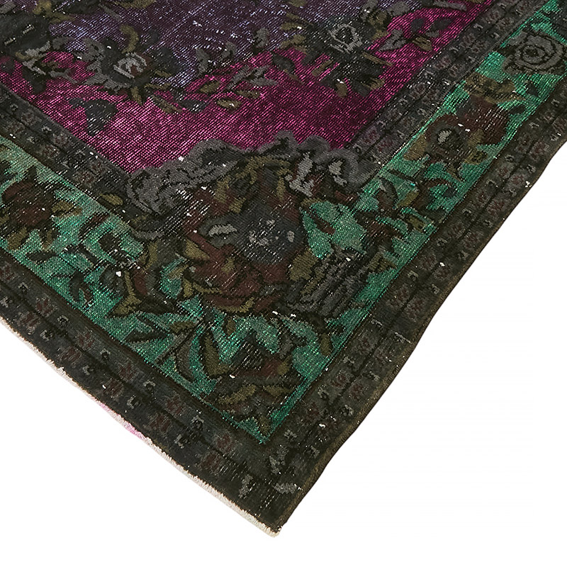 Hand Carved Over-Dyed Rug - 6'  x 9' 8" (72" x 116") - K0080823