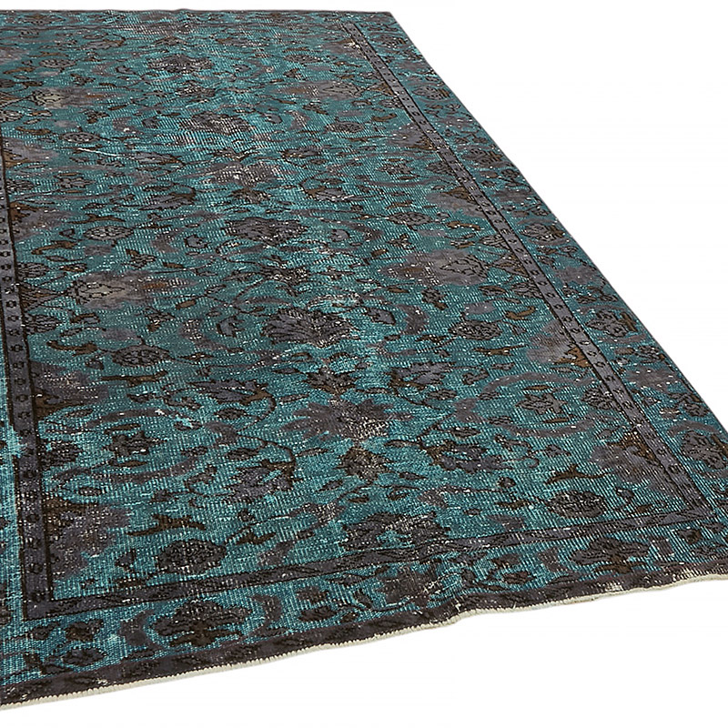 Alfombra Tallada a Mano Sobre Teñida - 162 cm x 277 cm - K0080826