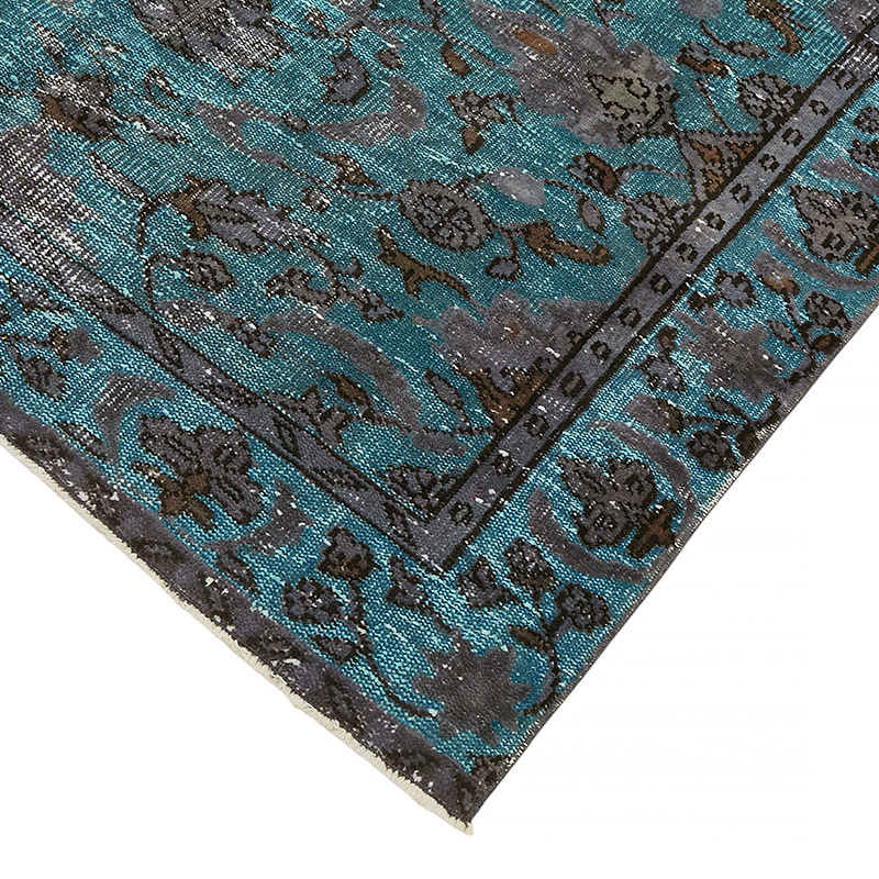 Alfombra Tallada a Mano Sobre Teñida - 162 cm x 277 cm - K0080826