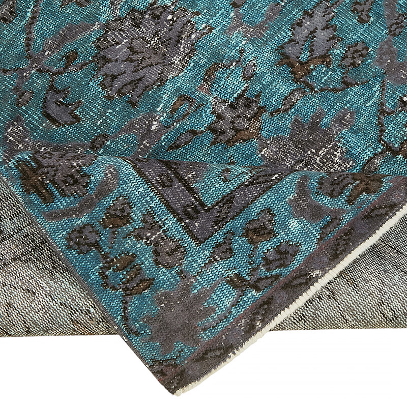 Alfombra Tallada a Mano Sobre Teñida - 162 cm x 277 cm - K0080826