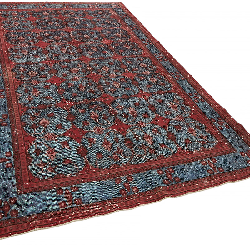 Hand Carved Over-Dyed Rug - 6' 2" x 10' 4" (74" x 124") - K0080828