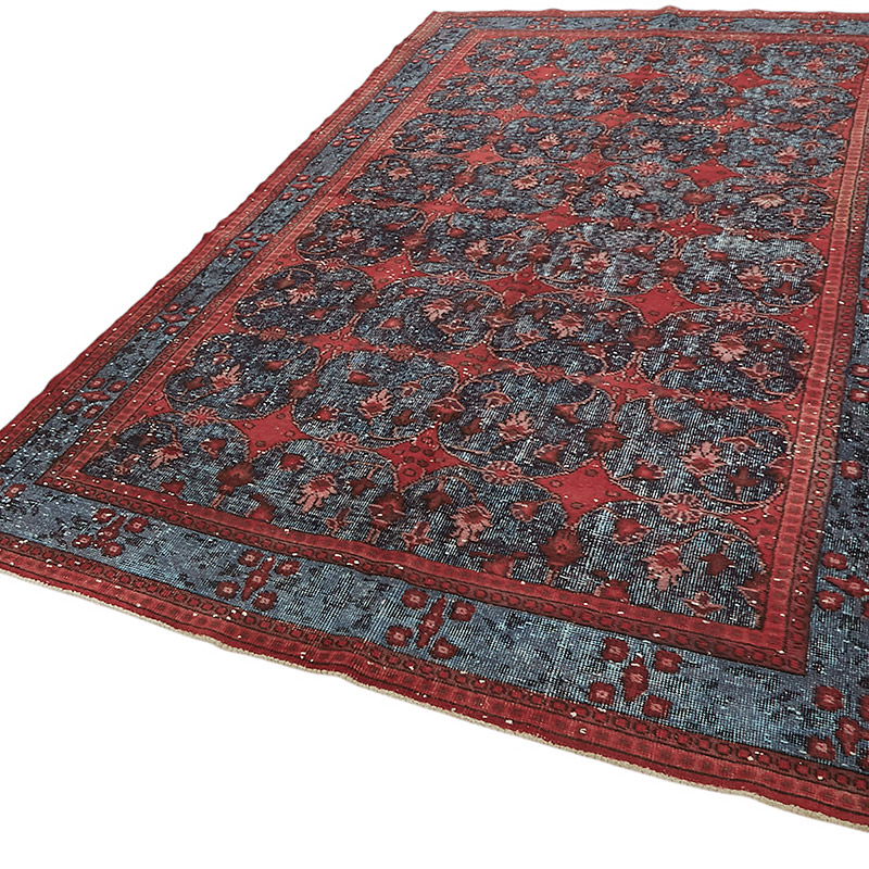 Hand Carved Over-Dyed Rug - 6' 2" x 10' 4" (74" x 124") - K0080828