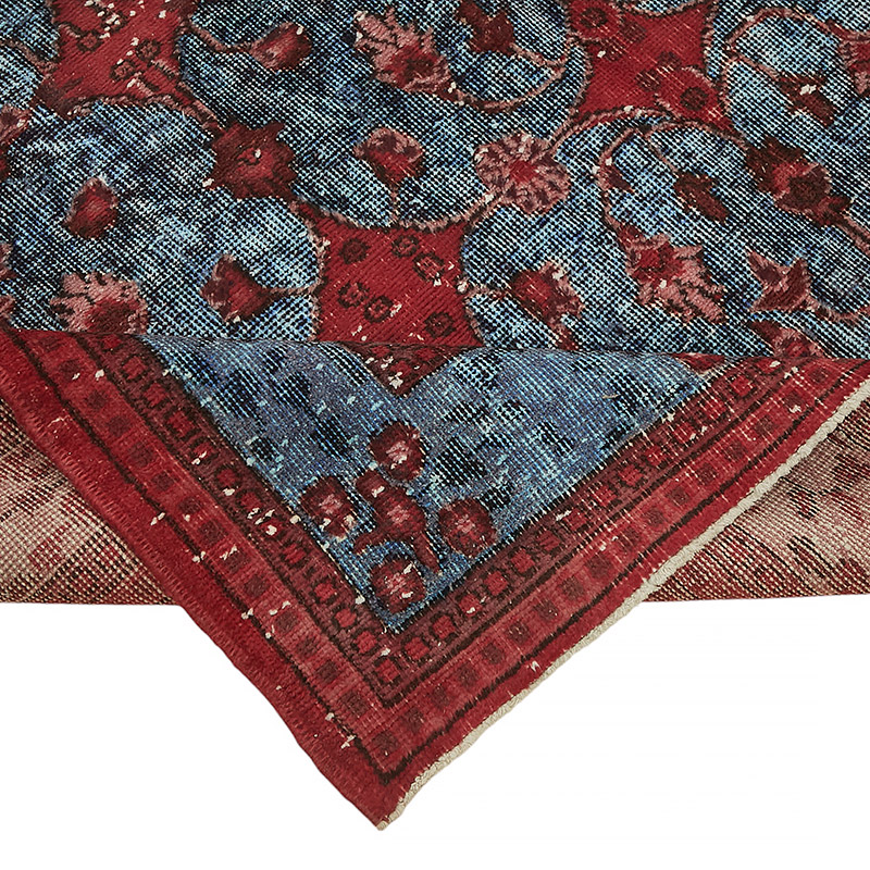 Hand Carved Over-Dyed Rug - 6' 2" x 10' 4" (74" x 124") - K0080828