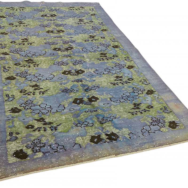 Alfombra Tallada a Mano Sobre Teñida - 150 cm x 262 cm - K0080829