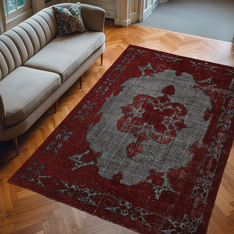 El Oyması Boyalı Halı - 215 cm x 320 cm - K0080830