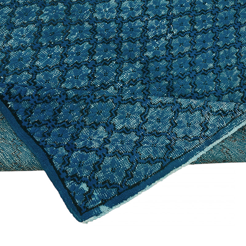 Alfombra Tallada a Mano Sobre Teñida - 210 cm x 268 cm - K0080831