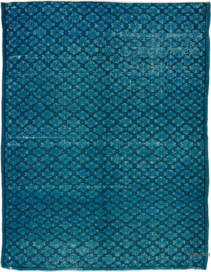 Alfombra Tallada a Mano Sobre Teñida - 210 cm x 268 cm - K0080831