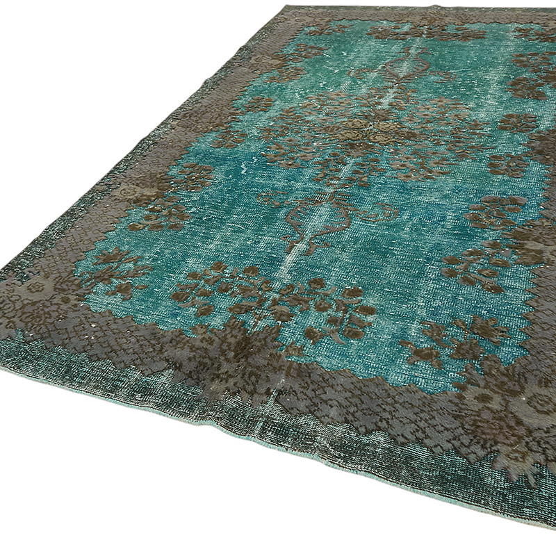El Oyması Boyalı Halı - 196 cm x 330 cm - K0080833