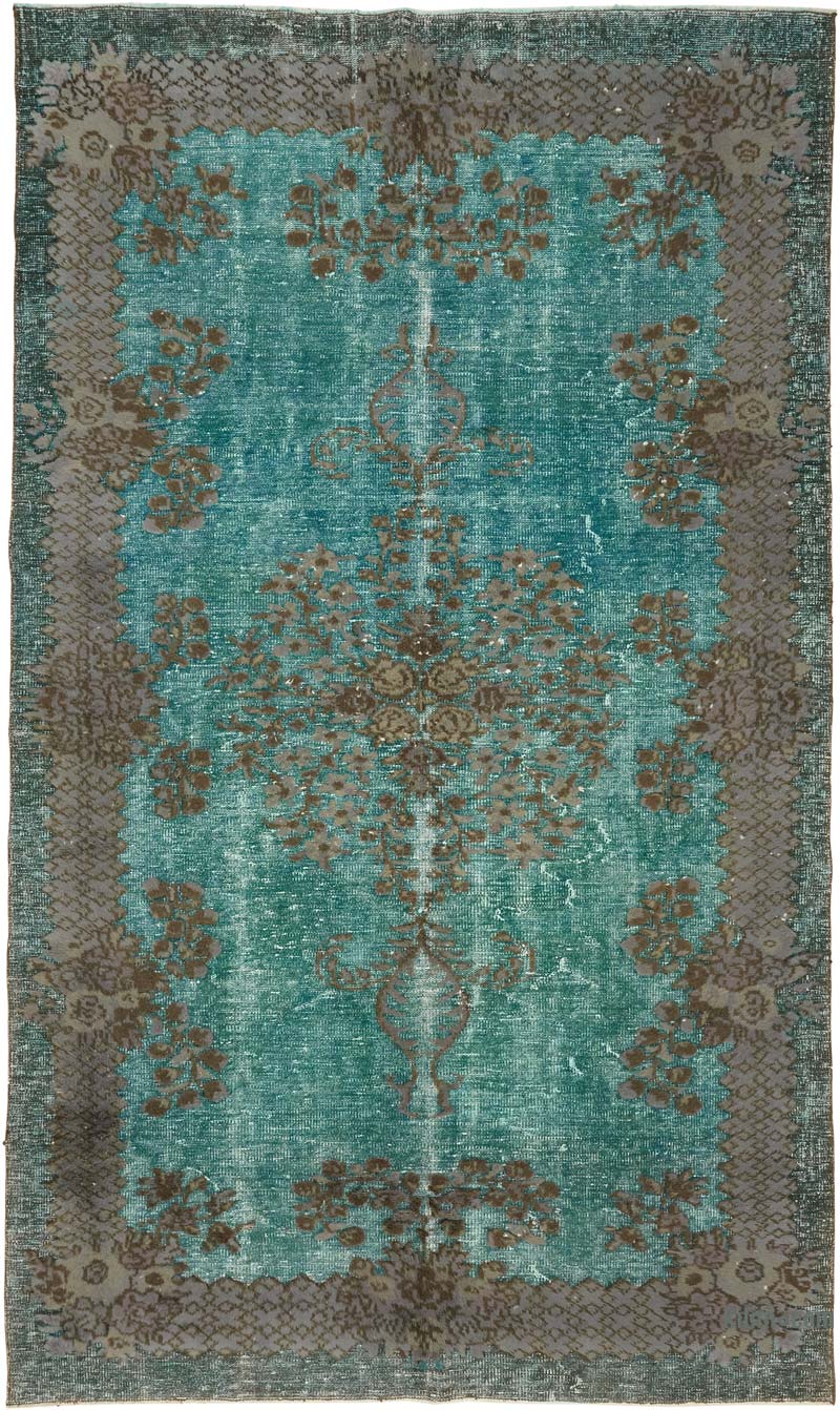 El Oyması Boyalı Halı - 196 cm x 330 cm - K0080833