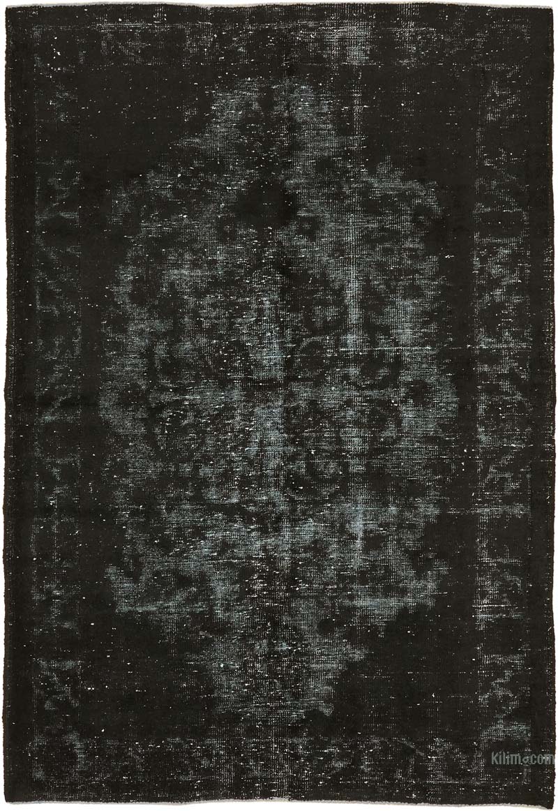 Hand Carved Over-Dyed Rug - 5' 7" x 8' 4" (67" x 100") - K0080834
