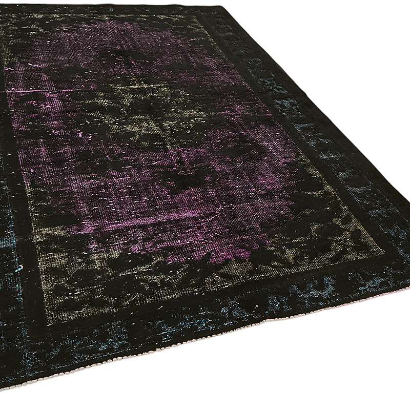 Hand Carved Over-Dyed Rug - 6'  x 8' 9" (72" x 105") - K0080835