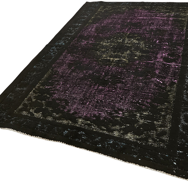 Hand Carved Over-Dyed Rug - 6'  x 8' 9" (72" x 105") - K0080835