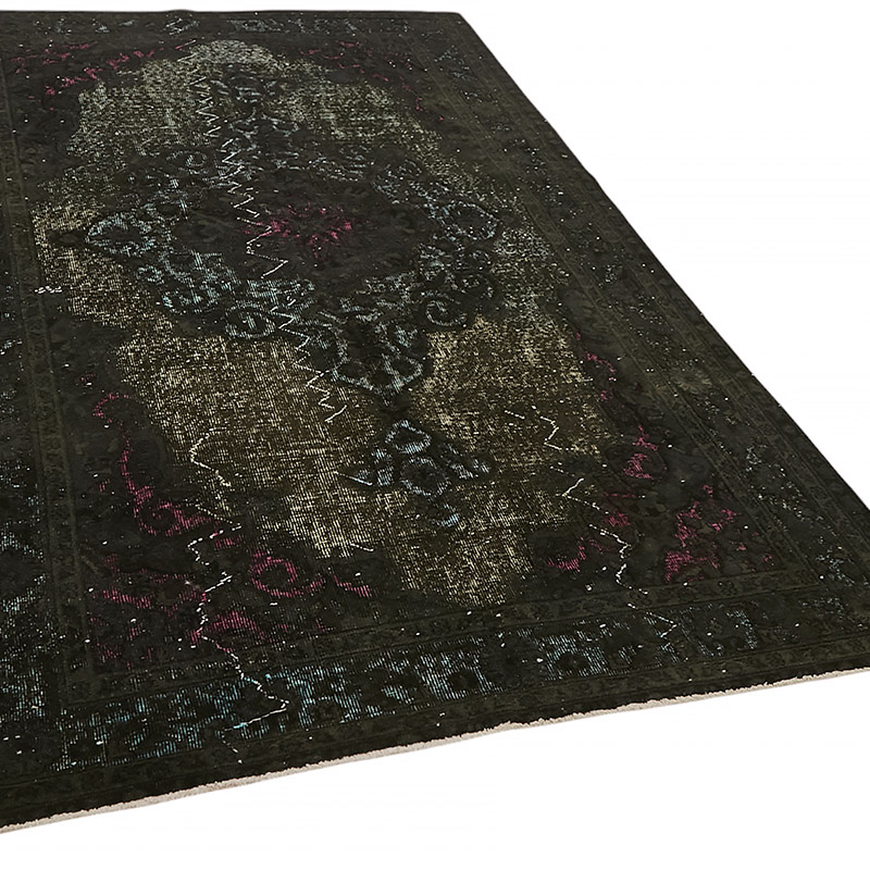 Hand Carved Over-Dyed Rug - 5' 5" x 8' 10" (65" x 106") - K0080836