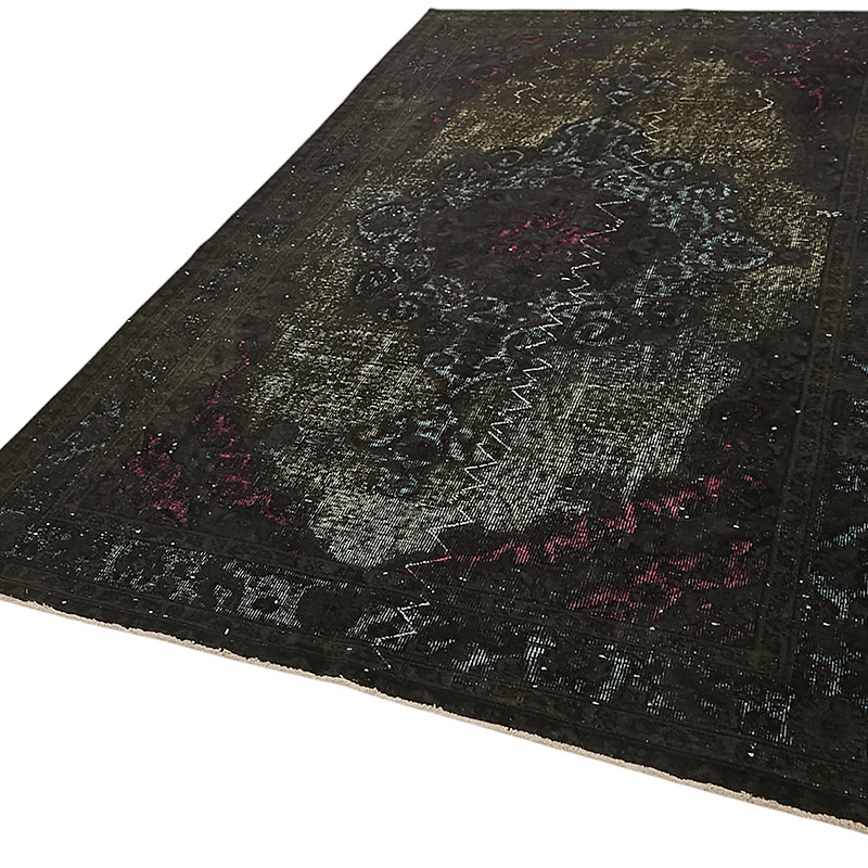 Hand Carved Over-Dyed Rug - 5' 5" x 8' 10" (65" x 106") - K0080836