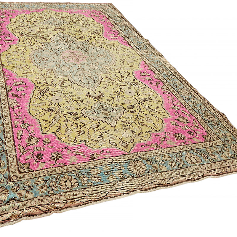 Alfombra Tallada a Mano Sobre Teñida - 190 cm x 327 cm - K0080840