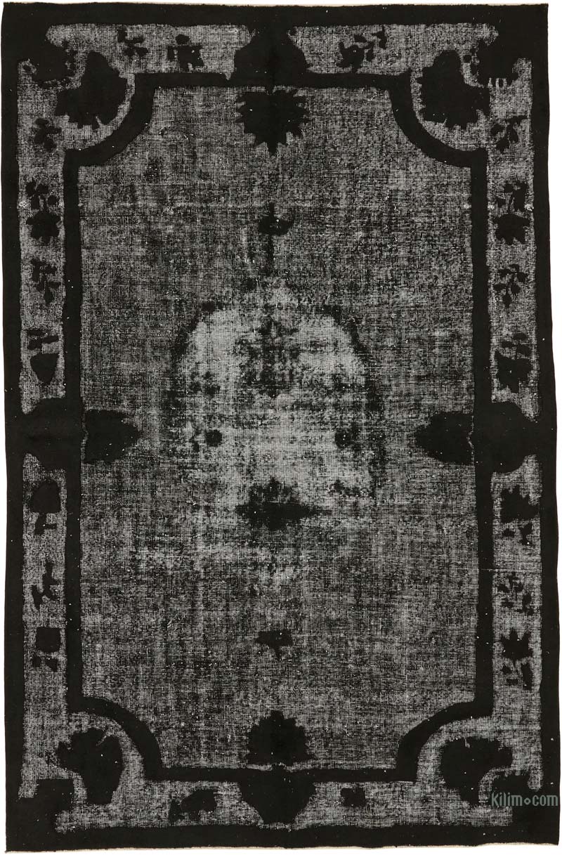 Hand Carved Over-Dyed Rug - 6' 9" x 10' 2" (81" x 122") - K0080844