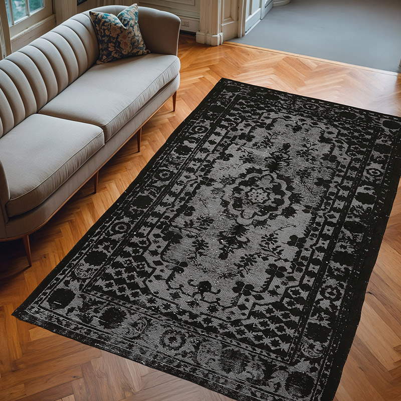 El Oyması Boyalı Halı - 182 cm x 289 cm - K0080849