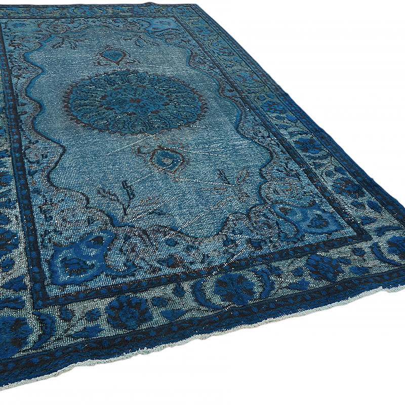 Alfombra Tallada a Mano Sobre Teñida - 188 cm x 304 cm - K0080851