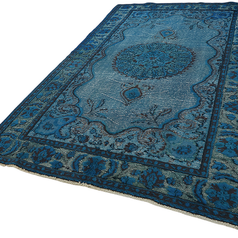 Alfombra Tallada a Mano Sobre Teñida - 188 cm x 304 cm - K0080851