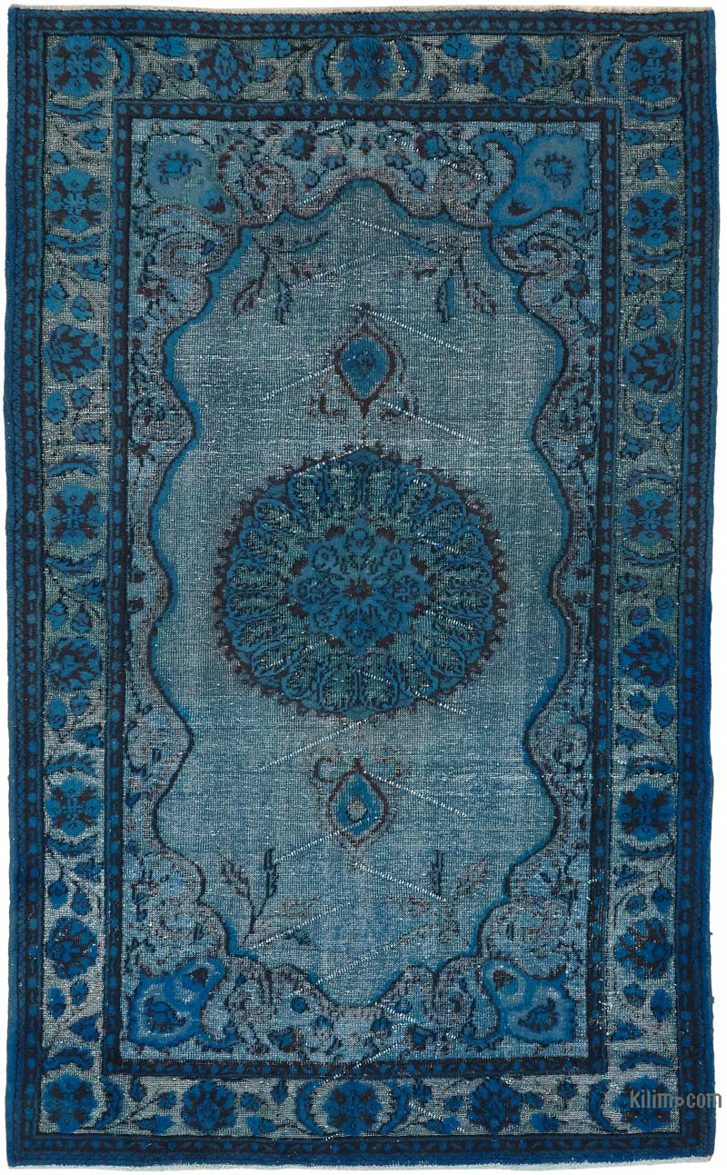 Alfombra Tallada a Mano Sobre Teñida - 188 cm x 304 cm - K0080851