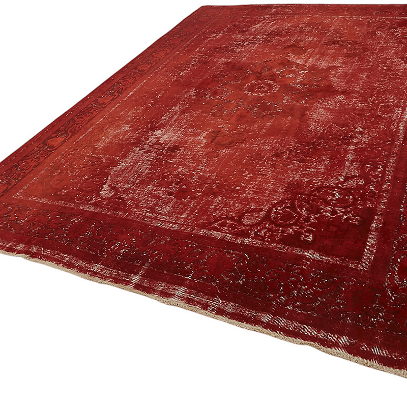 Hand Carved Over-Dyed Rug - 8' 10" x 12' 4" (106" x 148") - K0080853