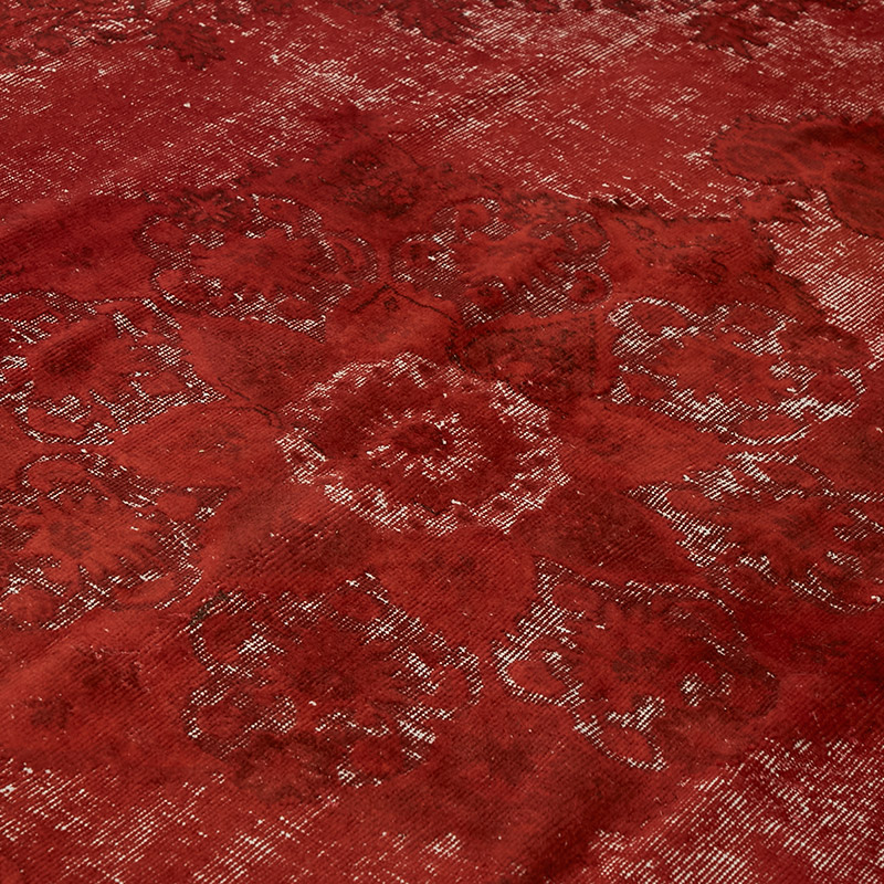 Hand Carved Over-Dyed Rug - 8' 10" x 12' 4" (106" x 148") - K0080853
