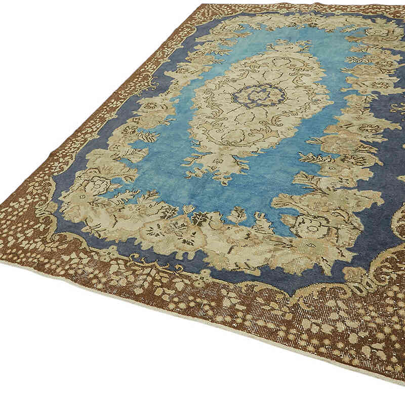 Hand Carved Over-Dyed Rug - 6'  x 9' 7" (72" x 115") - K0080854