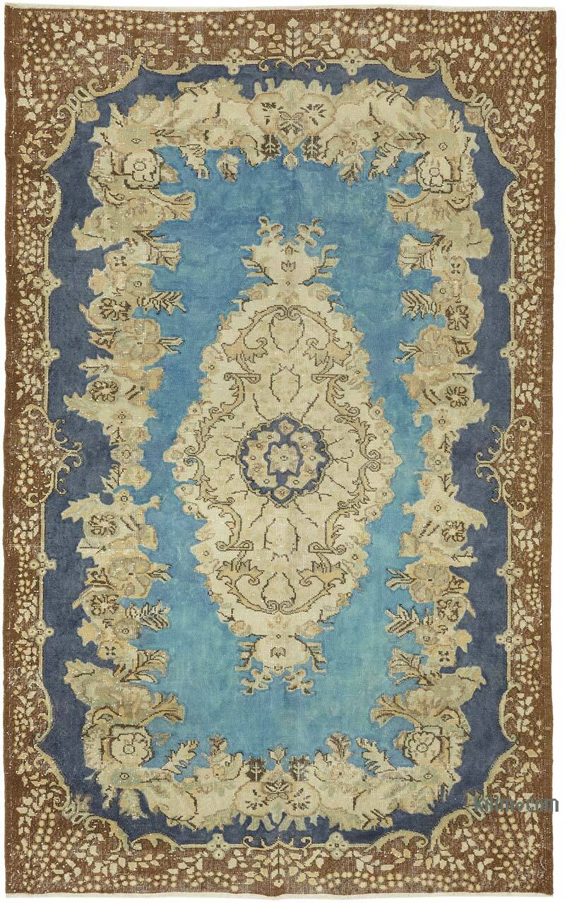 Hand Carved Over-Dyed Rug - 6'  x 9' 7" (72" x 115") - K0080854