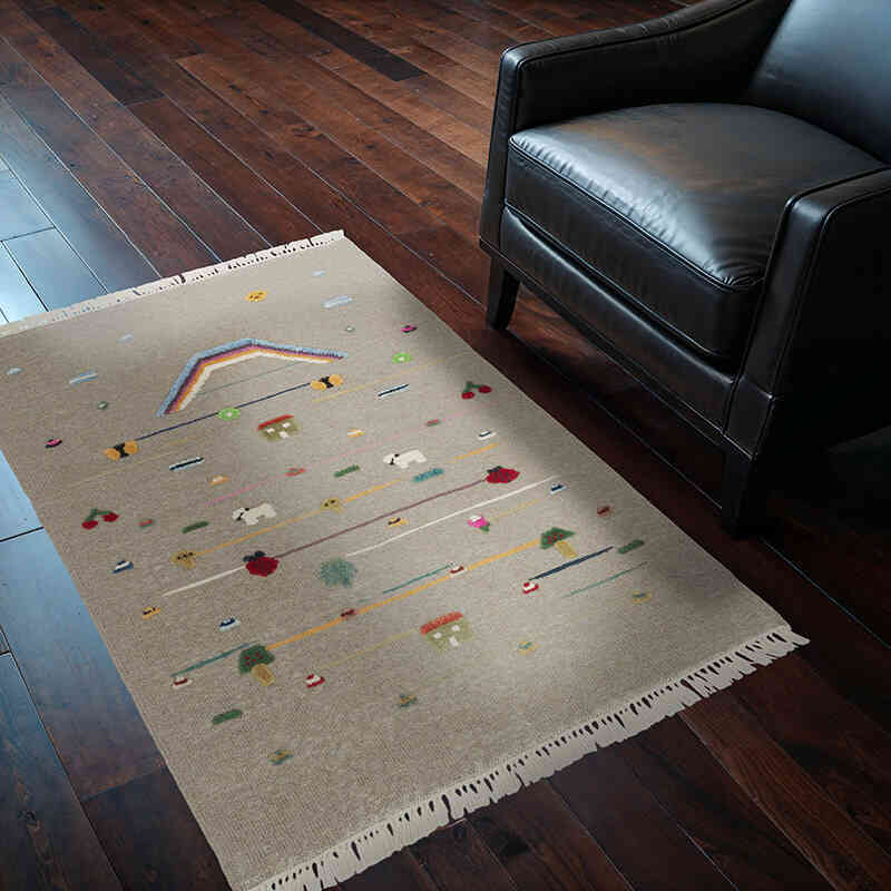 Yeni Kök Boya El Dokuma Kilim - K0080855