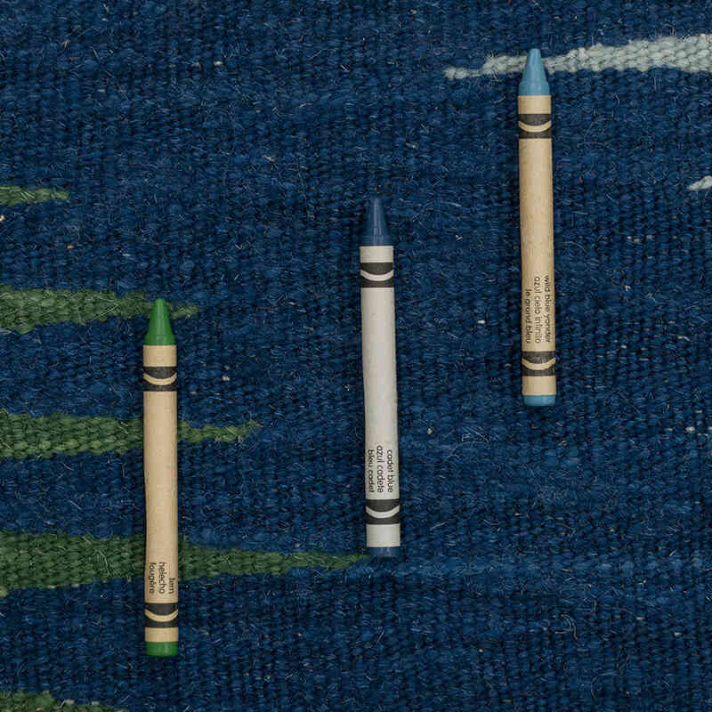 Yeni Kök Boya El Dokuma Kilim - K0080868