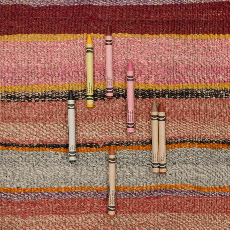 Vintage Turkish Kilim Rug - 5' 7" x 7' 10" (67" x 94") - K0080871