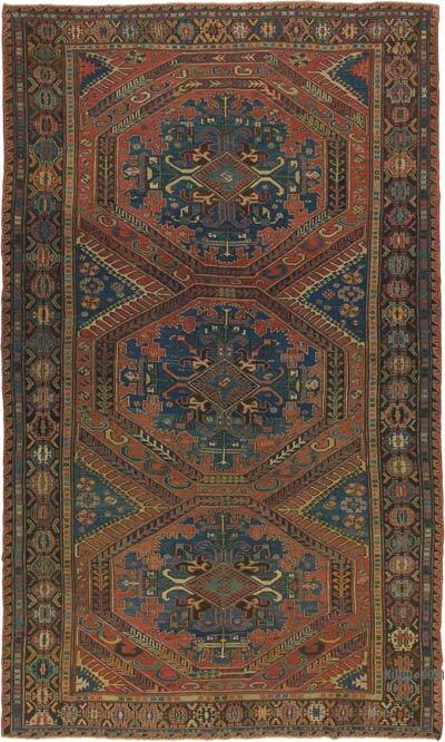 Alfombra Soumak Caucásica Antigua - 245 cm x 405 cm