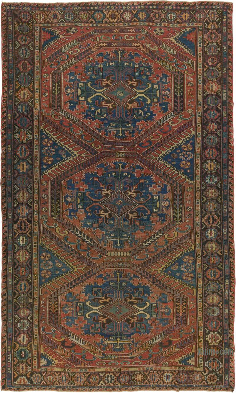 Antique Caucasian Soumak Rug - 8'  x 13' 3" (96" x 159") - K0080873