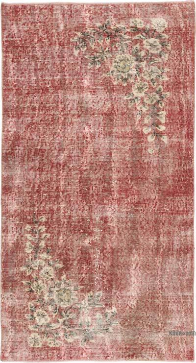 Vintage Turkish Hand-Knotted Rug - 2' 11" x 5' 5" (35" x 65")