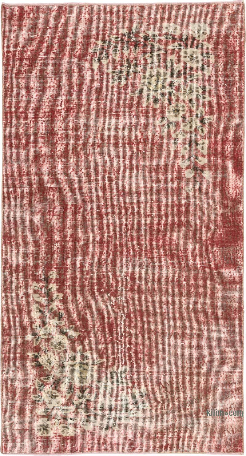 Alfombra Vintage Turca Anudada a Mano - 90 cm x 166 cm - K0080877