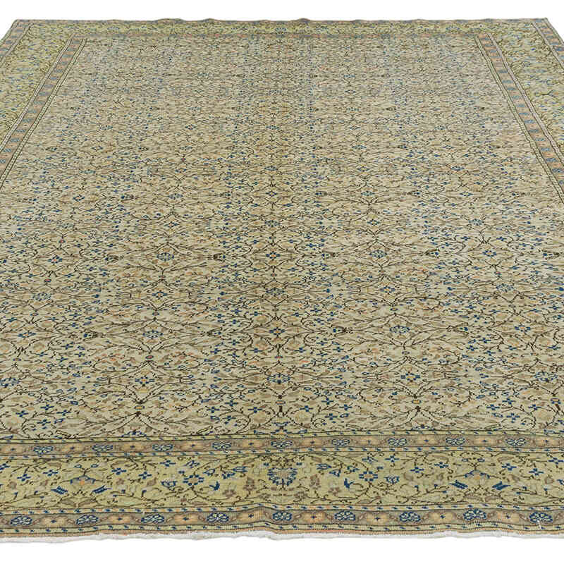 Vintage Turkish Hand-Knotted Rug - 6' 7" x 9' 7" (79" x 115") - K0080879
