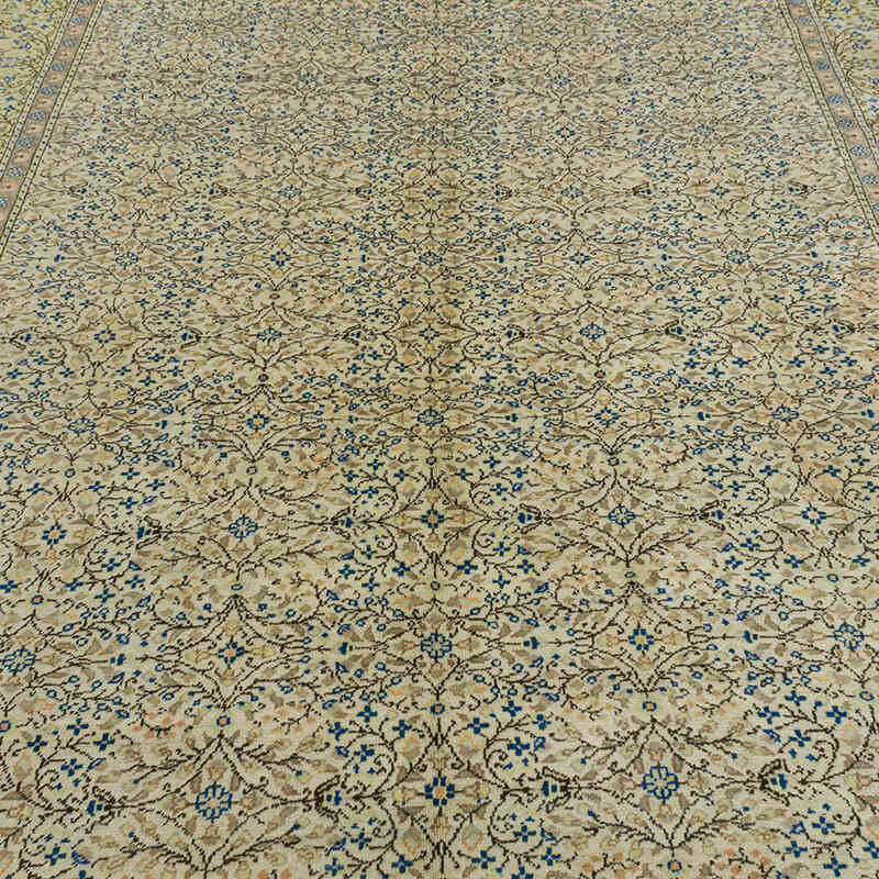 Vintage Turkish Hand-Knotted Rug - 6' 7" x 9' 7" (79" x 115") - K0080879