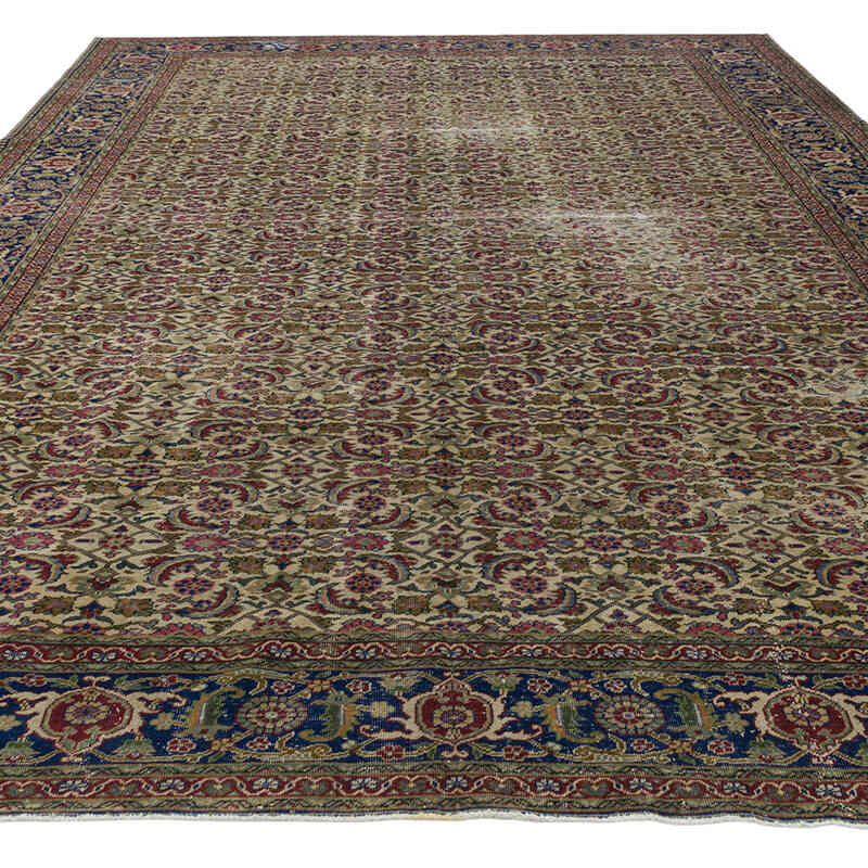 Vintage Turkish Hand-Knotted Rug - 8' 1" x 12'  (97" x 144") - K0080884