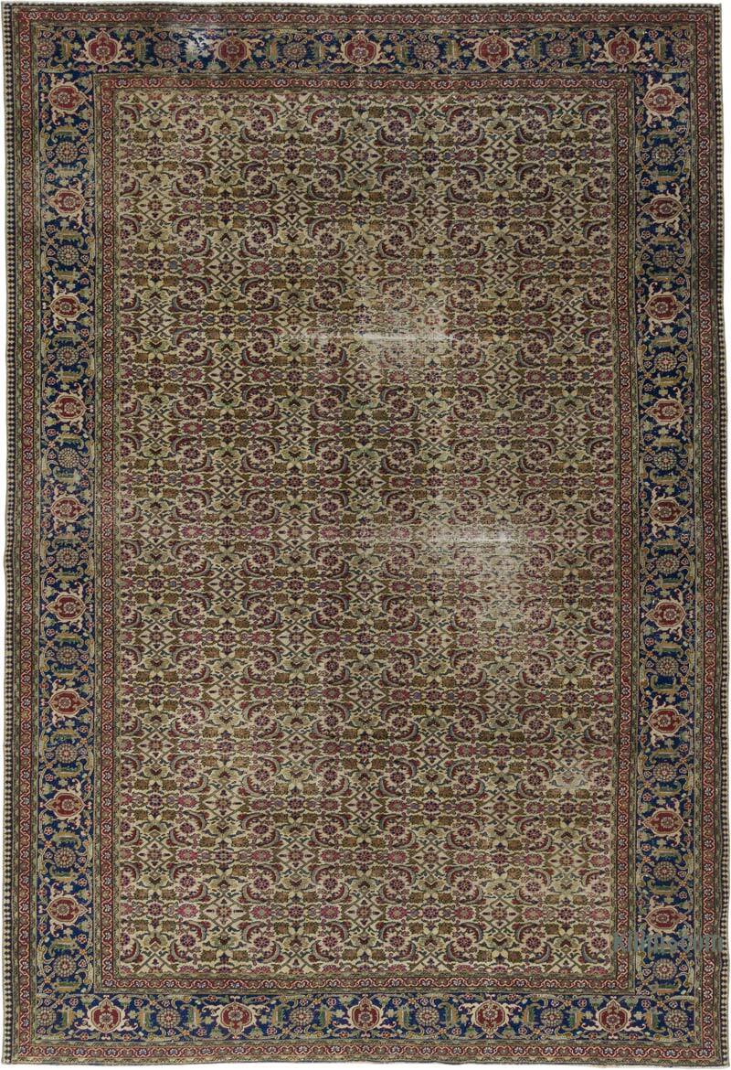 Vintage Turkish Hand-Knotted Rug - 8' 1" x 12'  (97" x 144") - K0080884